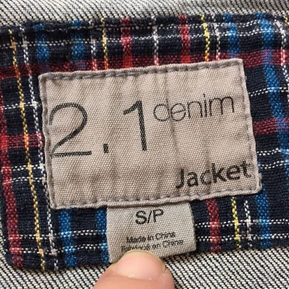 2.1 Denim Jean Patch Jacket - Picture 3 of 10